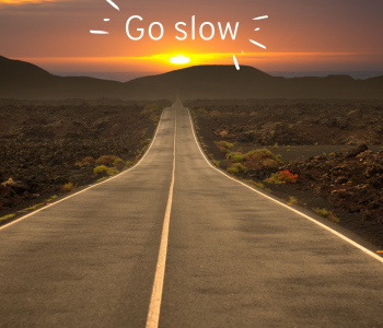 Slow traveler reminder